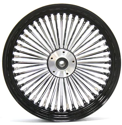 Fat Spoke 16  Rear Wheel Black 16 X 3.5 Harley Softail Fxst Fxstc Night Train  • $315.95