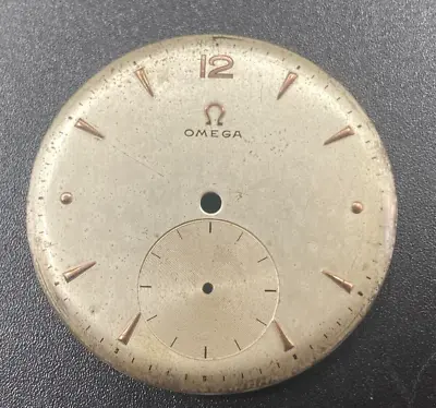 Vintage Omega Analog Small Second Watch 33.6 Mm Dial For Parts • $85