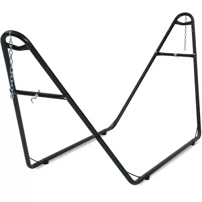 Universal 2 Person Hammock Stand Only 600 Lbs Capacity Adjustable Heavy Dut... • $150.77