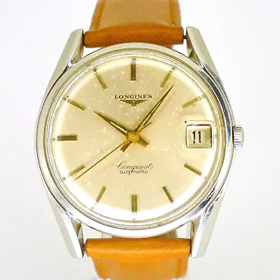 LONGINES Conquest Cal 291 Automatic Beautiful Patina Dial Fully Serviced • £674.64