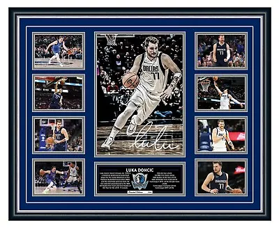 $109.99 • Buy Luka Doncic Dallas Mavericks Signed Photo Framed Limited Edition Memorabilia