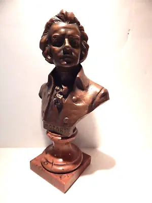 Vintage Hans Muller Mozart Bronze Sculpture • $175