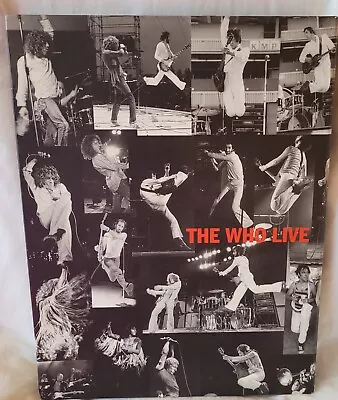 £680 • Buy THE WHO LIVE - SIGNED - Ross Halfin Genesis Publications With Gold Disc