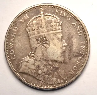 1903-B Straits Settlements Silver Dollar World Coin • $139.99