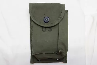 US Military Issue M1 Carbine Ammunition Large Magazine Belt Pouch Canvas J22 • $64.95