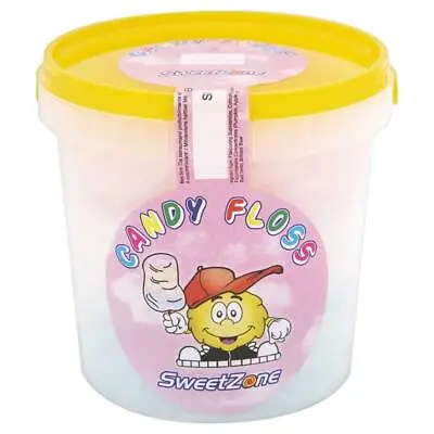 Candy Floss Big 50gm Tubs - 6 Per Pack - Assorted Colours • £10.99