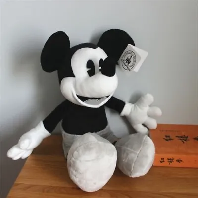 Black And White Mickey Plush Stuffed Doll Soft Toys Xmas Gifts 45CM • $26.96