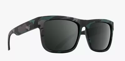 $120 • Buy New Spy Discord Mens Sunglasses, Stealth Camo W Black Spectra Mirrored Lenes Or