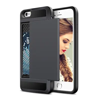Card Slider Case For IPhone Smartphones - Card Holder Cover Case • $24.95