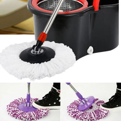 £11.10 • Buy New Replacement 360 Rotating Easy Magic Microfiber Spinning Floor Mop Head Green