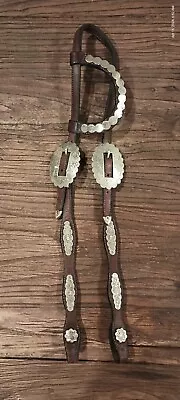 Vintage Circle Y Show Headstall With Silver • $165