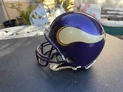 Minnesota Vikings Football Helmet 3 5/8 Mini NFL Riddell Vintage • $19.99