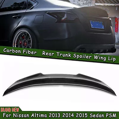 For Nissan Altima 2013 2014 2015 Sedan Rear Wing Spoiler Lip Carbon Fiber • $207.49