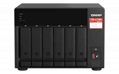 QNAP TS-673A-8G 6 Bay Diskless NAS AMD V1500B Quad Core 2.2GHz CPU 8GB RAM • $1429
