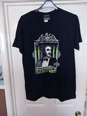 BeetleJuice Movie T Shirt New With Tag Michael Keaton Official Large L • £3