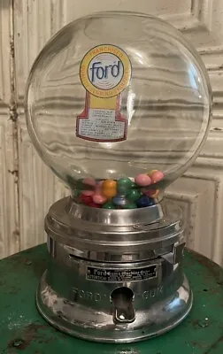 Vintage Ford One Cent Gum Ball Vending Machine • $299.99