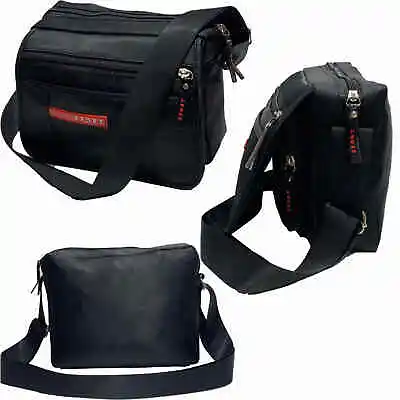 £10.50 • Buy Ladies Shoulder Bag Cross Body Messenger Multi Pocket Nylon Travel Purse Bags
