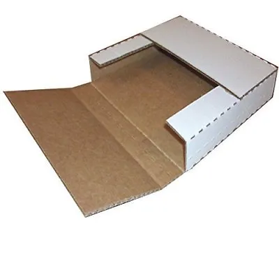 Vinyl Record Mailers White Holds 1- 6 - 45 Rpm 12  Record LP Cardboard 100 2000 • $439.95