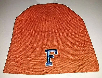 Florida Gators NCAA Orange EZ Doz It Top Of The World No Cuff No Pom Knit Hat • $12.99