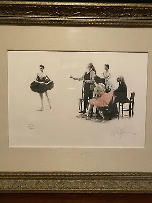 £153.75 • Buy Douglas Hofmann “The Ballet Mistress “signed And Numbered 132/300 Rare Piece
