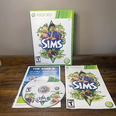 $7.40 • Buy The Sims 3 Microsoft Xbox 360 CIB Complete & Tested - Mint Disc