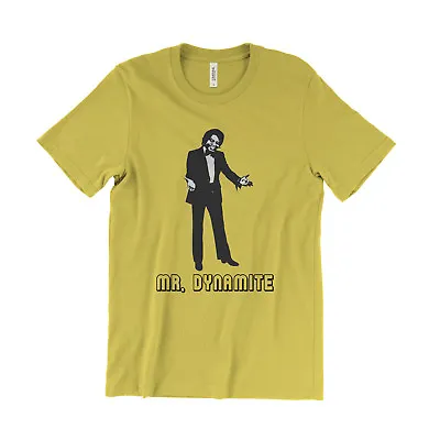 $20 • Buy James Brown Mr. Dynamite T-Shirt Godfather Of Soul Funk Vinyl Entertainer