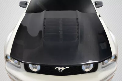 FOR 05-09 Ford Mustang Carbon Fiber GT500 V2 Hood 115194  • $1223