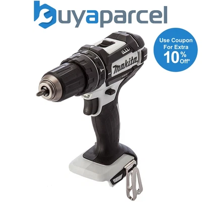 £58.99 • Buy Makita DHP482ZW 18v LXT 2 Speed White DHP482Z Cordless Combi Drill - Bare Tool