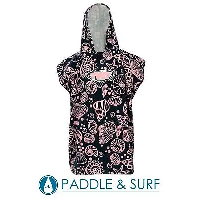 £10.95 • Buy TWF Kids Towel Changing Robe Hooded Poncho Beach Surf Childrens