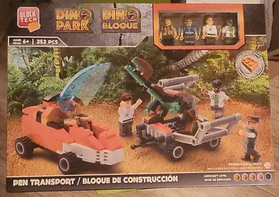 Dinosaur Dino Park NEW 252 Piece Set By Block Tech • $49.38