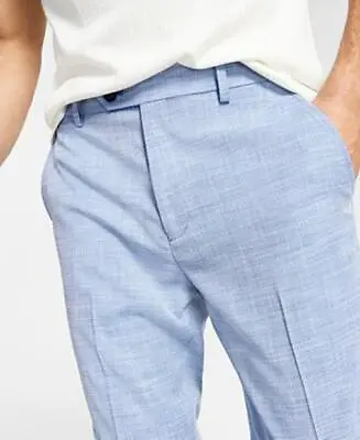 Alfani Men's Slim-Fit Stretch Solid Blue Suit Pants 30 X 30 • $15.48
