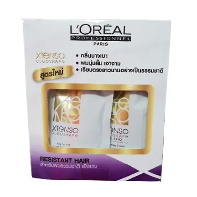 Cream L'OREAL Hair Straightening Kit Xtenso Oleoshape For Resistant Hair 125 Ml • $43.32