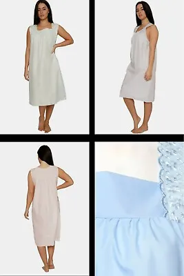 100% Cotton Nightdress Embroidered + Plus Sizes 202224263234 Plain • £9.95