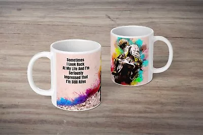 Valentino Rossi Of MotoGp Superbikes Motorbikes Racing Quote Mug Cup Present • £9.99