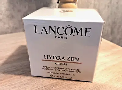 Lancome Hydra Zen MOISTURISING & SOOTHING CREAM 50ML NEW SEALED BOX FRESH STOCK • £39.50