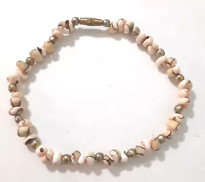 Vintage Shell Bracelet Or Anklet 10 Inch • $13.79