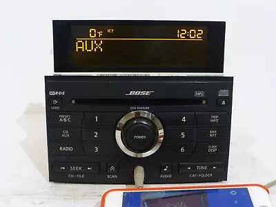 NISSAN MAXIMA OEM BOSE Radio 6 CD DISC CHANGER MP3 Player STEREO RECEIVER AUX IN • $140