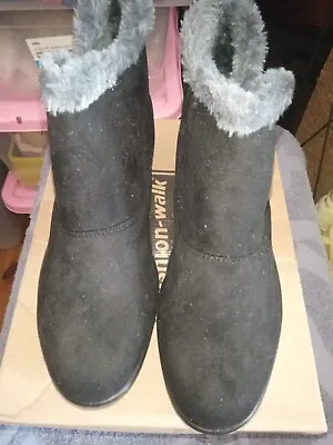 Ladies Brand New   Size 7eee Cushion-walk Boots From Jd Williams • £27.50