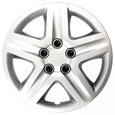 New Set Of 4 16  Hub Caps 5 Spoke Rim Wheel Covers Rims Star Steel Wheels Lug • $63.99