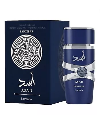 Asad Zanzibar By Lattafa-Eau De Parfum-100ml (3.4oz) • $50