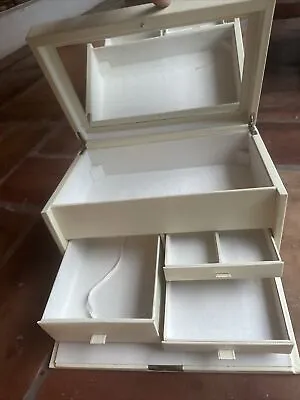 Pottery Barn Quinn Jewelry Box - Foil Debossed “MJB” • $75