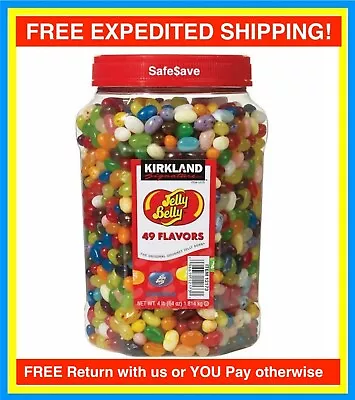 $32.75 • Buy 🇺🇦 Jelly Belly Beans 49 Fresh Gourmet Flavors Kirkland 64 Oz (4Lb) Jar 05/2024
