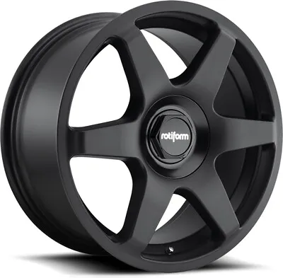 Alloy Wheels 18  Rotiform SIX Black Matt For VW Jetta [Mk4] 11-18 • $1186.19