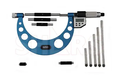 SHARS 0-6  Electronic Interchangeable Anvil Micrometer Set NEW R] • $159.95