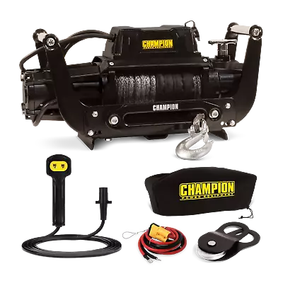 100427 - 12000lb Champion Truck/SUV Synthetic Winch Kit   • $625