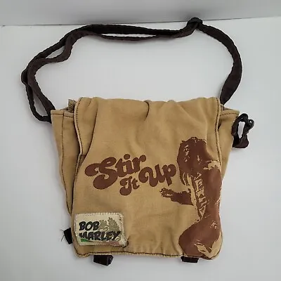 Bob Marley - Unisex-adult Stir Messenger Bag 7  X 9  Tan • $17.99