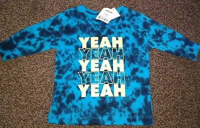 New Baby Boys Long Sleeved Tie Dyed T-shirt From NEXT Age 3-6 Months • £4.50