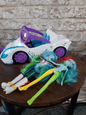 £8.99 • Buy My Little Pony Equestria Girls Rockin Convertible DJ PON-3Car AND 2 DOLLS 