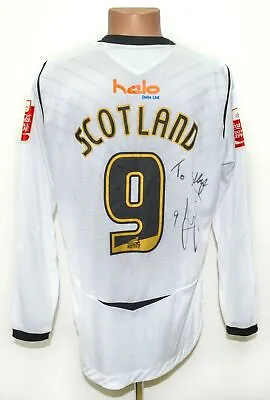 Match Worn Issue Signed Swansea 2008/2009 Home Football Shirt #9 Scotland Xl • $221.15