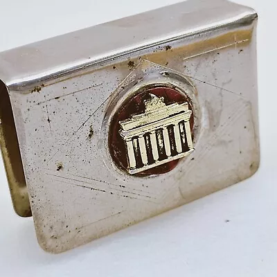 Vintage RARE Match Holder For Matchbook Antique 1930's Art Deco Berlin Advert • $2.99